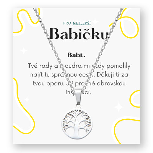 Sada pro babičku - Strom života řetízek