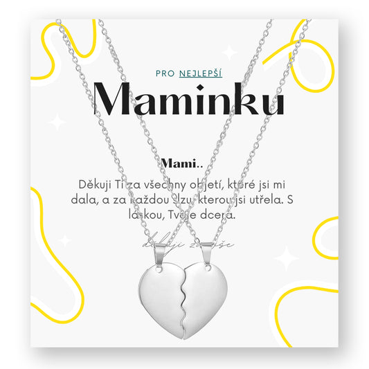 Sada pro maminku - Spojovací řetízek se srdcem