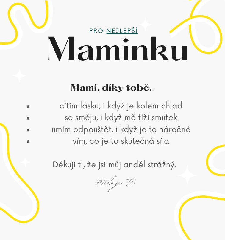 Sada pro maminku - Srdíčkový set s perličkami