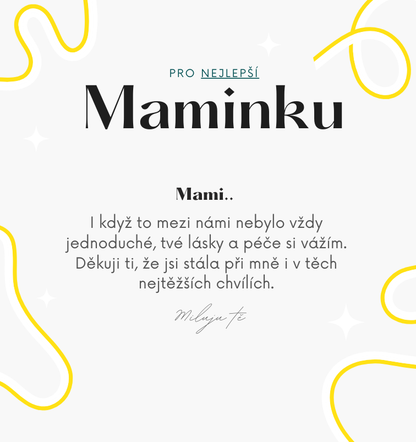 Sada pro maminku - Srdíčkový set s perličkami