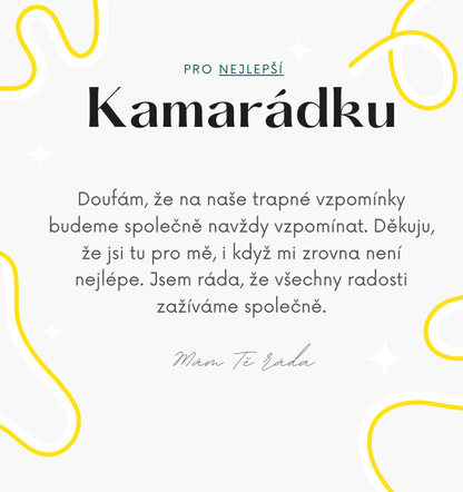 Sada pro kamarádku - Blesk řetízek na ruku/nohu