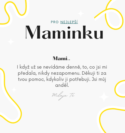 Sada pro maminku - Srdíčkový set s perličkami