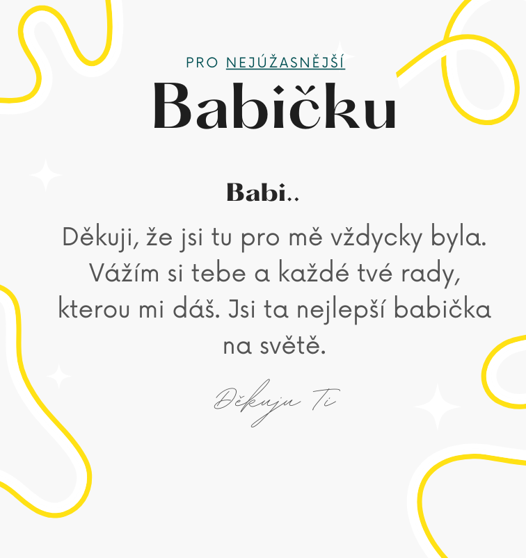 Sada pro babičku - Dvojité srdíčko řetízek