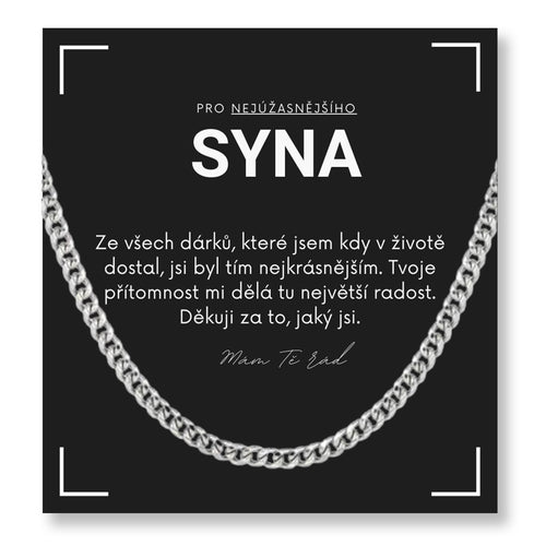 Sada pro syna - Steel náhrdelník