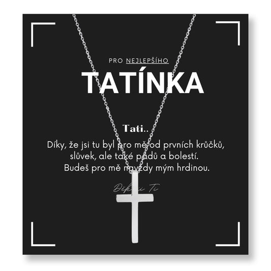 Sada pro tátu - Křížek střední řetízek