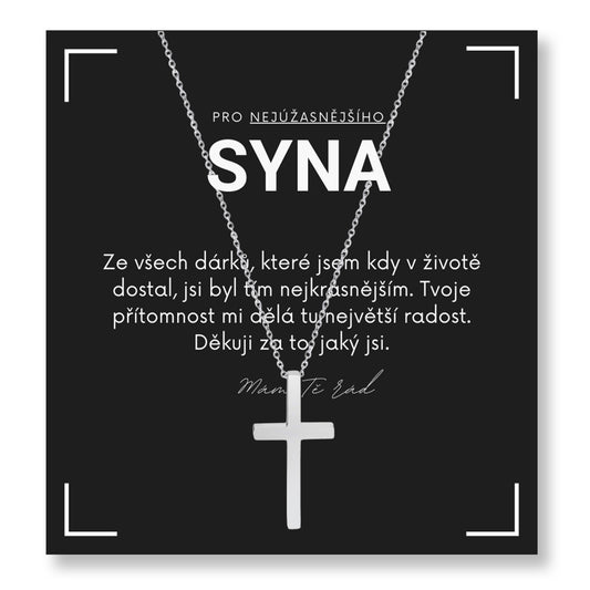 Sada pro syna - Křížek střední řetízek