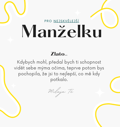 Sada pro přítelkyni/manželku - Andílek řetízek