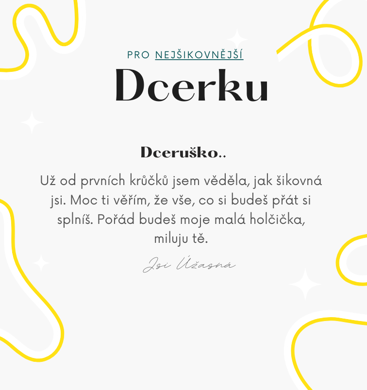 Sada pro dceru - Dvojité srdíčko řetízek