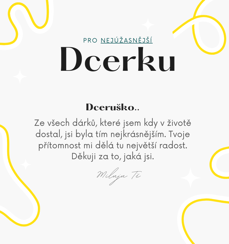 Sada pro dceru - Dvojité srdíčko řetízek