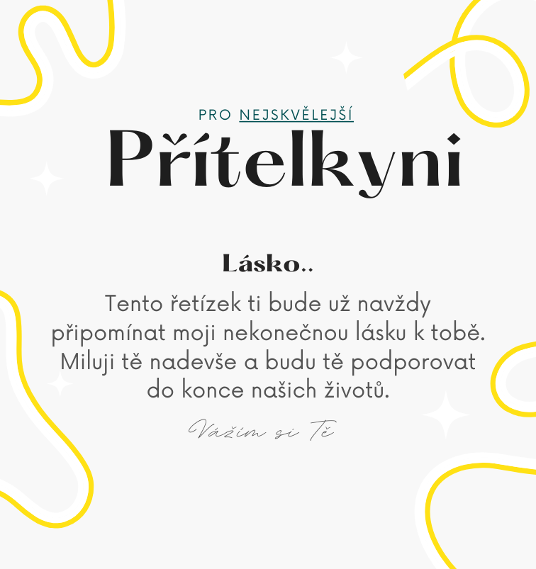 Sada pro přítelkyni/manželku - Andílek řetízek