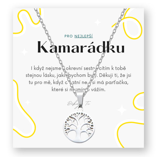Sada pro kamarádku - Strom života řetízek